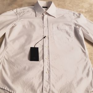 New w/tag Valentino soft Romanian cotton button-down dress shirt retail $175